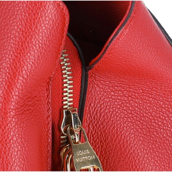 Louis Vuitton Montaigne MM Monogram Empreinte Handbag M41194 Cerise - Picture 7 of 11